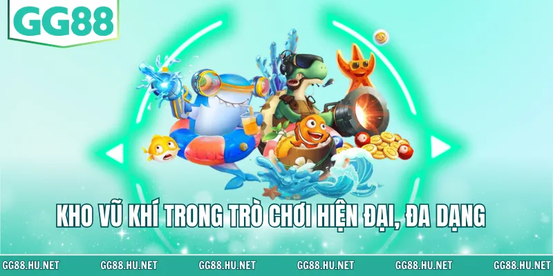 Kho vũ khí trong trò chơi hiện đại, đa dạng